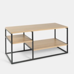 OHS Tiered TV Unit - Natural Wood - thumbnail 4