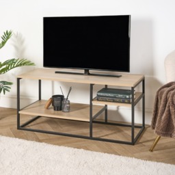 OHS Tiered TV Unit - Natural Wood