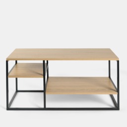 OHS Tiered TV Unit - Natural Wood - thumbnail 3