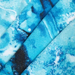 OHS Marble Print Beach Towel - Teal - thumbnail 5
