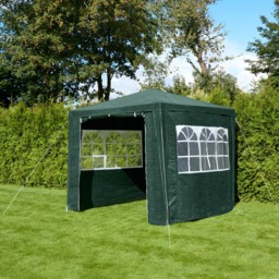 OHS Small Water Resistant Gazebo with Sides - Green