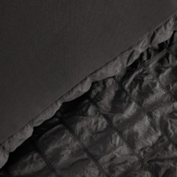OHS Geometric Seersucker Duvet Set, Charcoal - Double - thumbnail 4