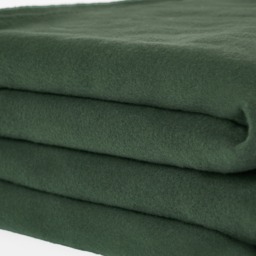 OHS Plain Fleece Throw, Forest Green - 120 x 150cm - thumbnail 4