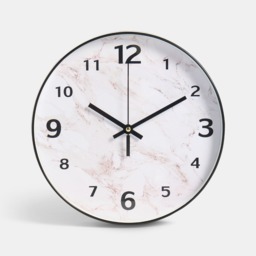 OHS Wall Clock - White Marble - thumbnail 3