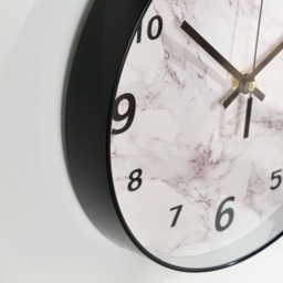 OHS Wall Clock - White Marble - thumbnail 2