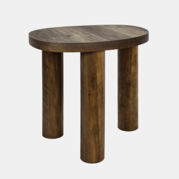 OHS 3-Legged Side Table - Medium Wood - thumbnail 2
