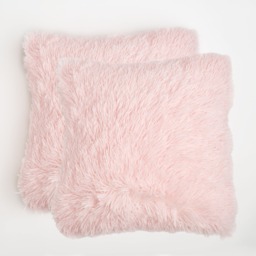 OHS 4 Pack Fluffy Cushion Covers - Blush - thumbnail 1
