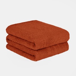 OHS Teddy Fleece Throw, Rust - 125 x 150cm - thumbnail 4