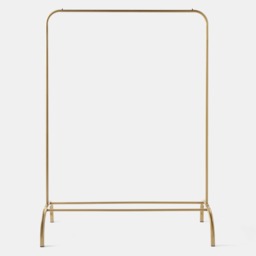 OHS Heavy Duty Clothes Rail With Shoe Rack - Gold - thumbnail 3