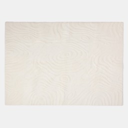 OHS Contour Circle Tufted Rug, Cream - 120 x 170cm - thumbnail 2