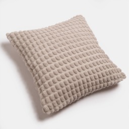 OHS 2 Pack Bobble Textured Cushion Covers, 45 x 45cm - Natural - thumbnail 5