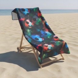OHS Football Beach Towel - Neon - thumbnail 2