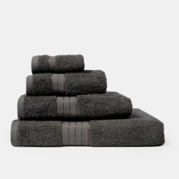 OHS 100% Cotton Bath Towel, Charcoal Grey - 1PC - thumbnail 5