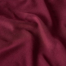 OHS Frill Edge Duvet Cover Set, Burgundy - Double - thumbnail 4