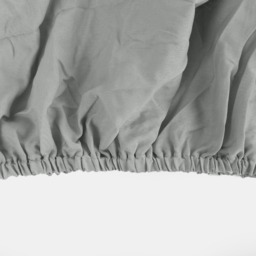 OHS Plain Dyed Deep Fitted Sheet, Grey - King - thumbnail 5