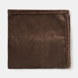 OHS Supersoft Throw, Chocolate - 150 x 200cm - thumbnail 5