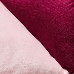OHS Bow Shaped Draught Excluder - Pink/Burgundy - thumbnail 5