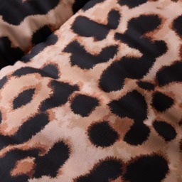 OHS Leopard Print Coverless 10.5 Tog Duvet Set, Natural - King - thumbnail 5