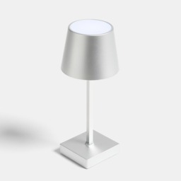 OHS Battery Operated Lamp - Silver - thumbnail 4