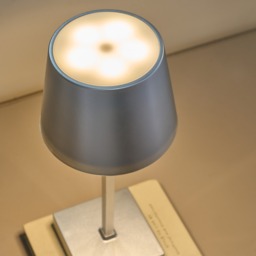 OHS Battery Operated Lamp - Silver - thumbnail 2