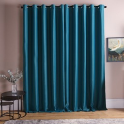 "OHS Eyelet Blackout Curtains, Teal - 66 x 72""" - thumbnail 3