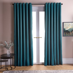 "OHS Eyelet Blackout Curtains, Teal - 66 x 72""" - thumbnail 1