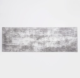 OHS Washable Abstract Printed Runner - Charcoal - thumbnail 5
