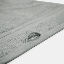 OHS 100% Cotton 2 Jumbo Bath Sheets - Silver - thumbnail 3