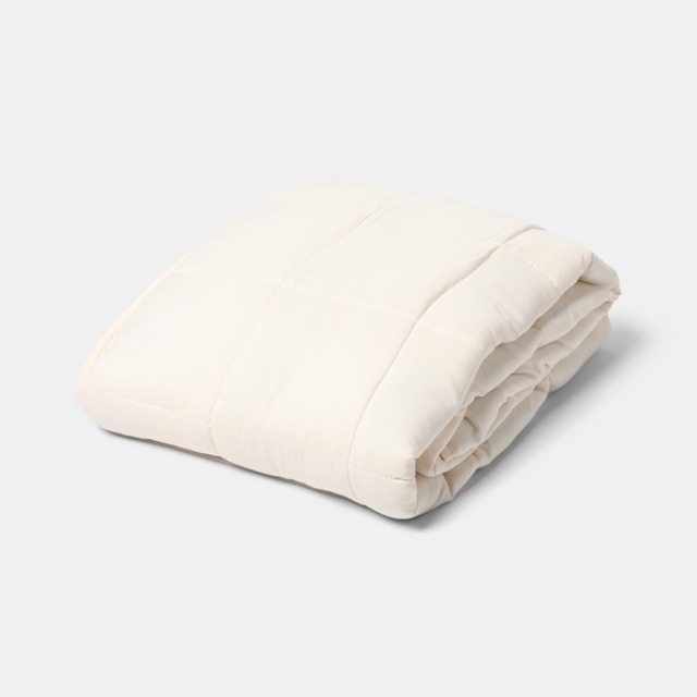 OHS Supersoft Weighted Blanket, Cream - 6kg - image 1