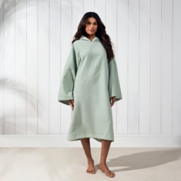 OHS Adult Towel Poncho - Sage Green - thumbnail 1