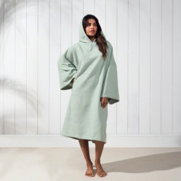 OHS Adult Towel Poncho - Sage Green - thumbnail 3