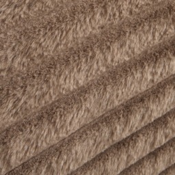 OHS Ribbed Faux Fur Duvet Set, Natural - Double - thumbnail 5