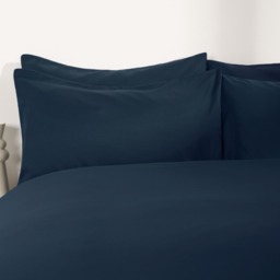 OHS 2 Pack Plain Dyed Housewife Pillowcases - Navy - thumbnail 4