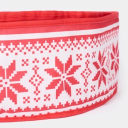 OHS Nordic Print Wreath Storage Bag - Red - thumbnail 5