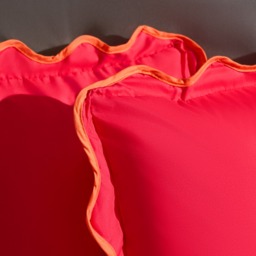 OHS Indoor/Outdoor Scallop Edge Cushion Covers, Pink/Orange - 45 x 45cm - thumbnail 2