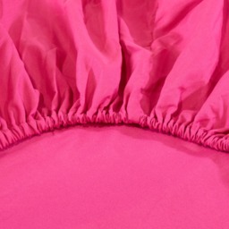 OHS Plain Dyed Fitted Sheet, Hot Pink - King - thumbnail 5