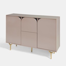 OHS Modern Curved Drawer Sideboard - Natural - thumbnail 3