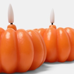 OHS 2 Pack Pumpkin LED Candles - Orange - thumbnail 5