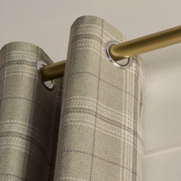 "OHS Woven Texture Check Print Eyelet Blackout Curtains, Sage - 66 x 72""" - thumbnail 4