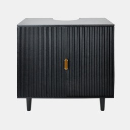 OHS Ribbed Under Sink Unit - Black - thumbnail 2