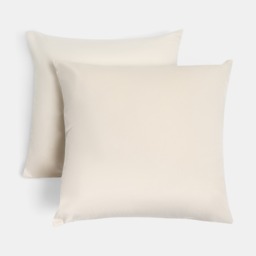 OHS 4 Pack Matte Velvet Cushion Covers with Cushion - Cream - thumbnail 3