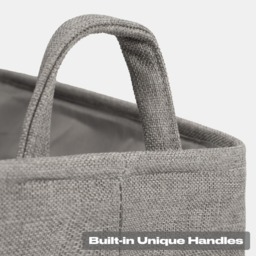 OHS Pet Paw Embroidered Storage Basket - Charcoal - thumbnail 5