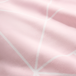 OHS Geometric Print Duvet Cover Set, Blush - Double - thumbnail 4