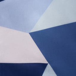 OHS Shapes Duvet Cover Set, Navy - Single - thumbnail 5