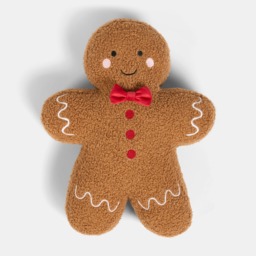 OHS Nutmeg the Gingerbread Boy Cushion - Brown - thumbnail 3