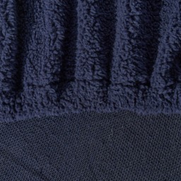 OHS Teddy Fleece Fitted Sheet, Navy - Double - thumbnail 3