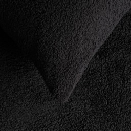 OHS Teddy Fleece Pillowcases - Black - thumbnail 4