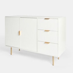OHS Ribbed Sideboard - White - thumbnail 5