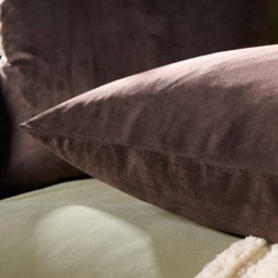 OHS 4 Pack Matte Velvet Cushion Covers - Brown - thumbnail 2