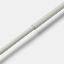 OHS 16mm Extendable Twist Curtain Pole, White - 120-220cm - thumbnail 3